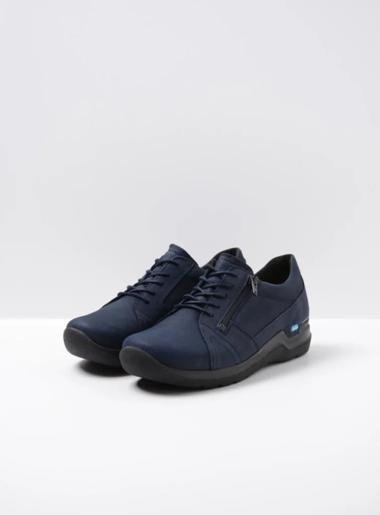 Wolky Veterschoenen 06609 Feltwell 12800 blauw nubuck