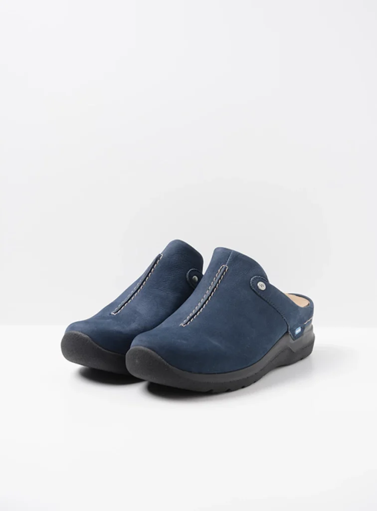 Wolky Klompen 06625 Holland DB 98800 blauw nubuck