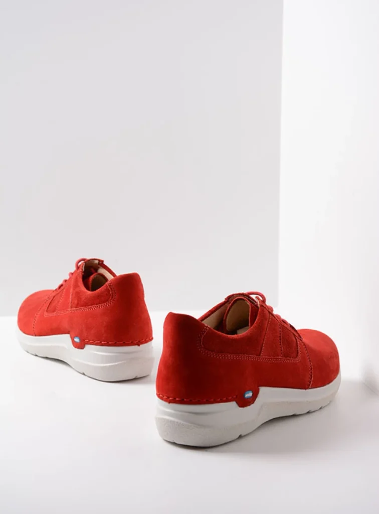 Wolky Veterschoenen 06629 Cool 10570 rood nubuck