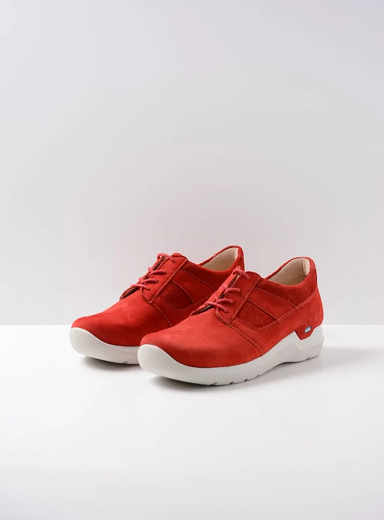 Wolky Veterschoenen 06629 Cool 10570 rood nubuck