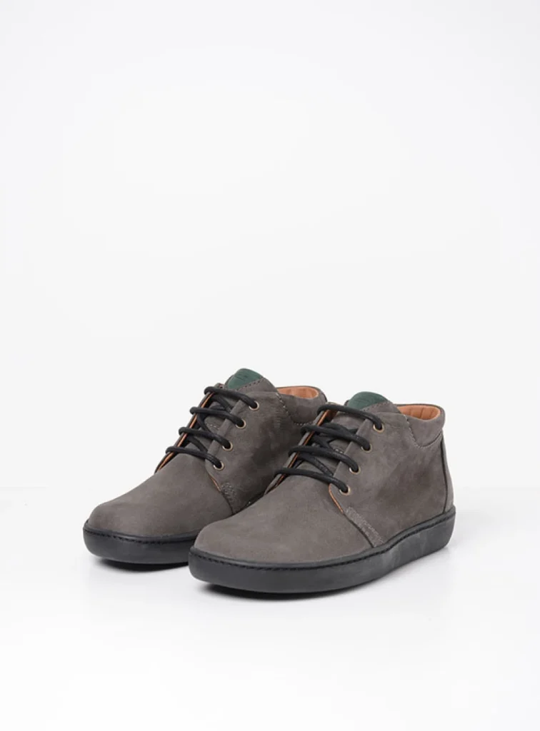 Wolky Hoge veterschoenen 08100 Kansas Lady XW 11301 asfalt nubuck