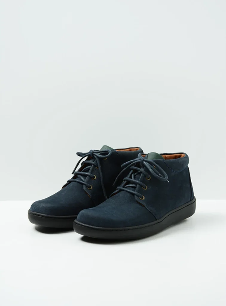 Wolky Nette schoenen 08110 Kansas Men 11800 blauw nubuck