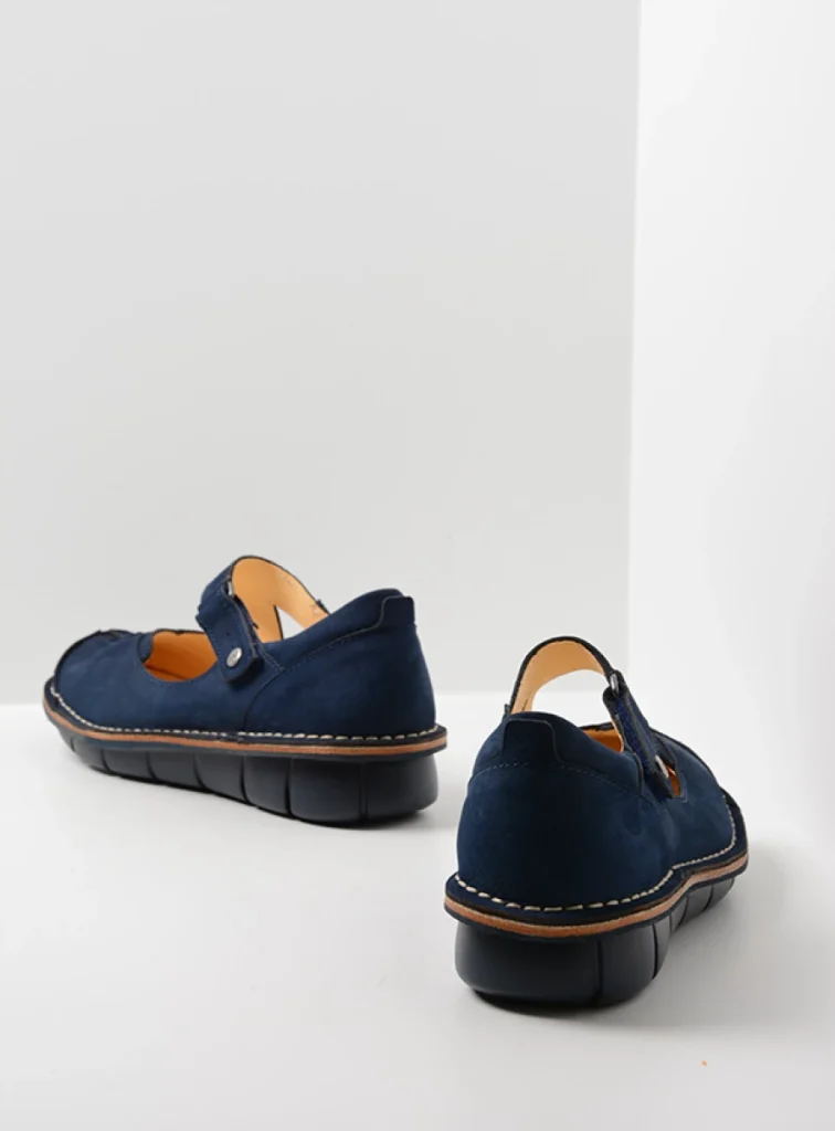 Wolky Bandschoenen 08389 Cordoba 11820 blauw nubuck