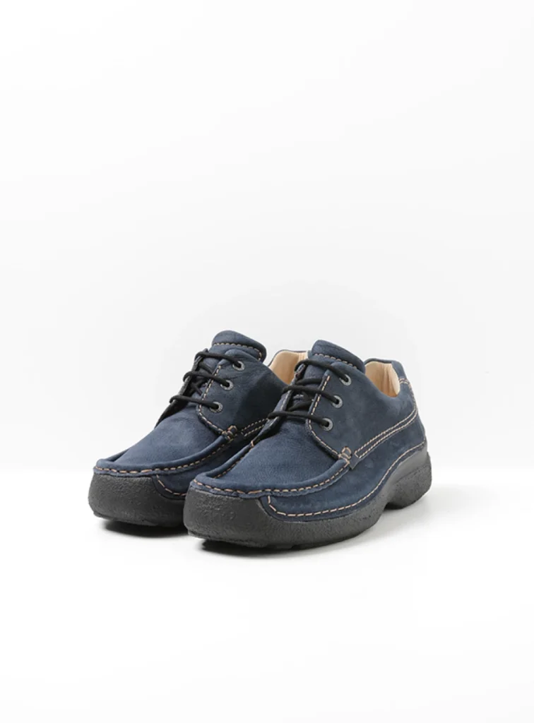 Wolky Comfortschoenen 09201 Roll Shoe Men 11800 blauw nubuck