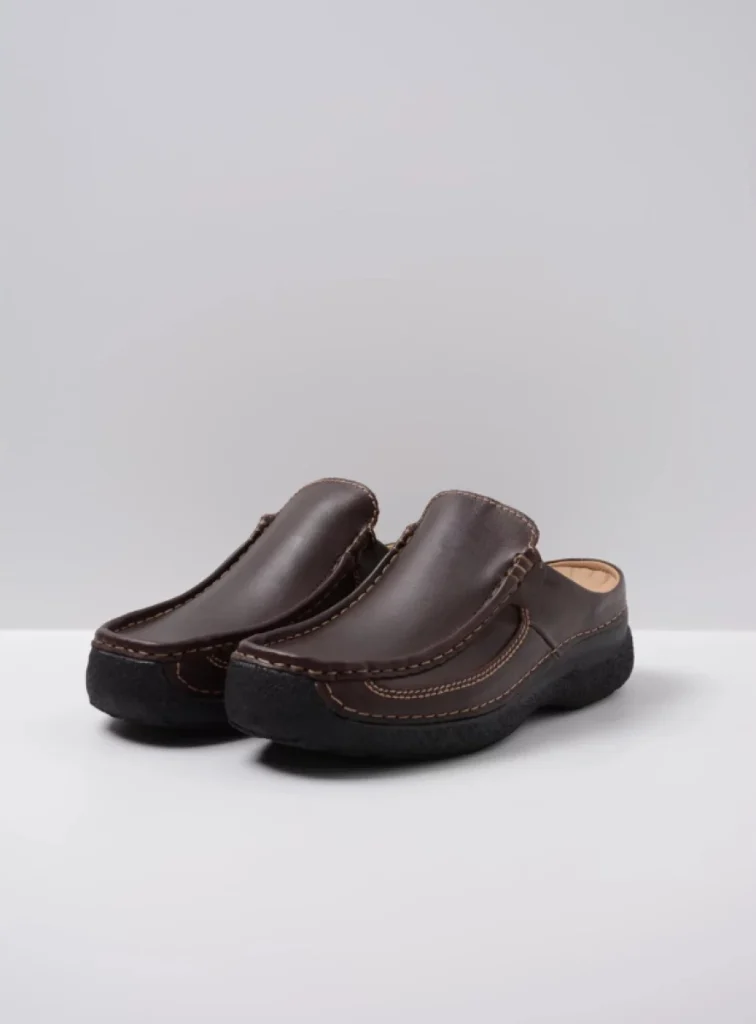 Wolky Comfortschoenen 09210 Roll Slide men 50300 bruin leer